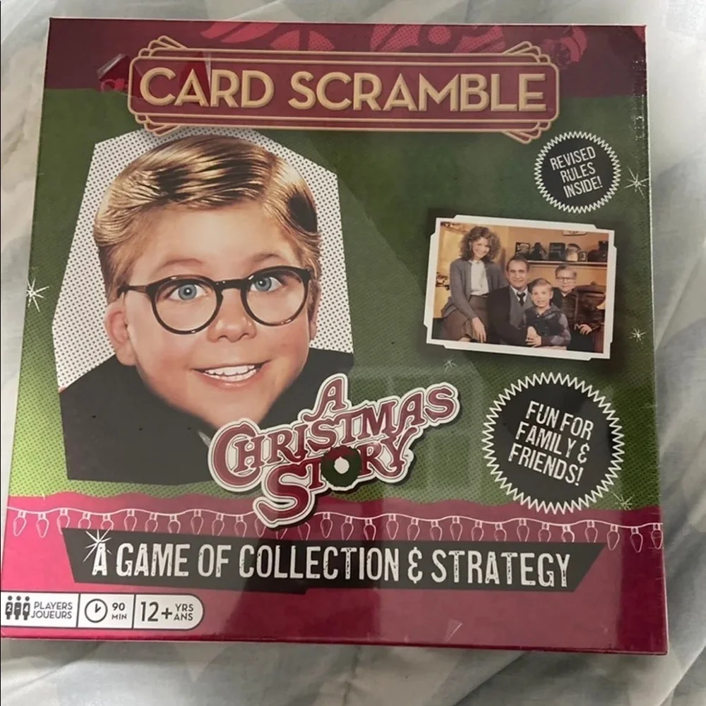 A Christmas Story New Sealed Card Scramble Game